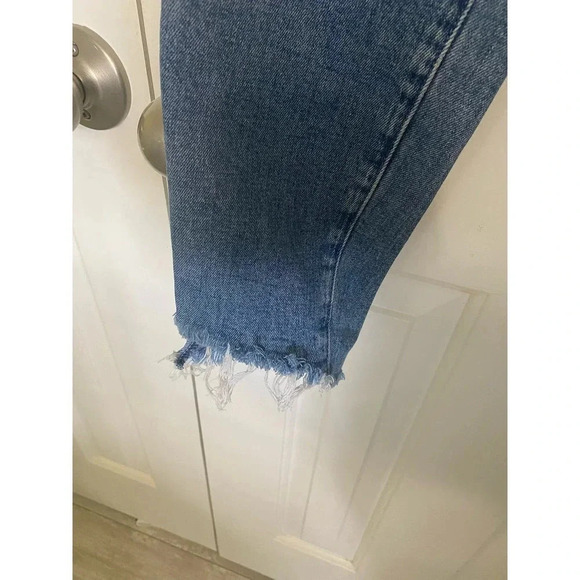 Mother The Looker Ankle Step Fray Jeans Exposed Secret Sister Size 26 - Picture 7 of 13